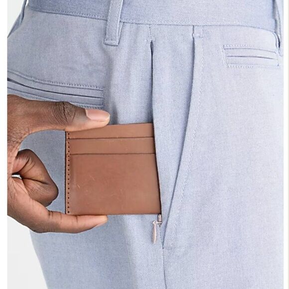 J. Crew Tech Oxford Shorts in Sky blue NWT size 36/9 - Picture 4 of 16